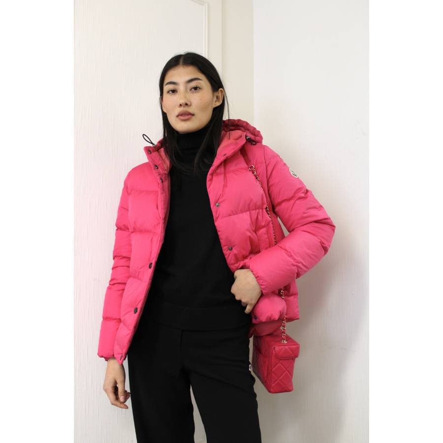 Moncler fushia down jacket