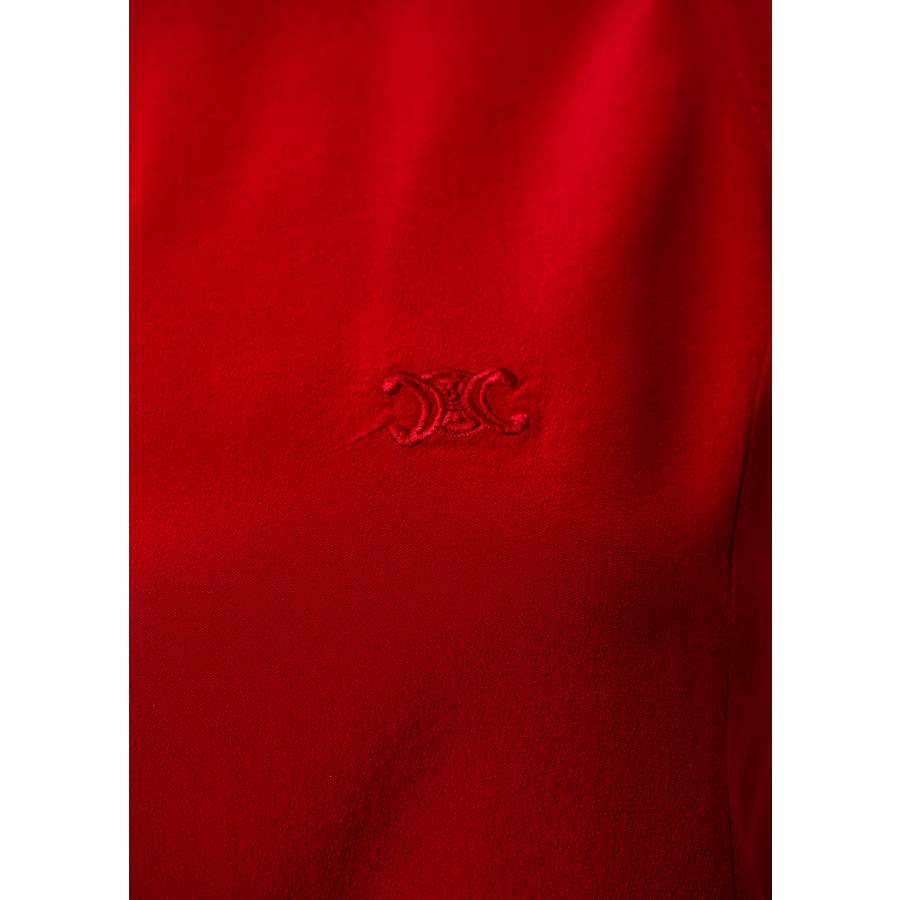 Ärmelloses rotes Top