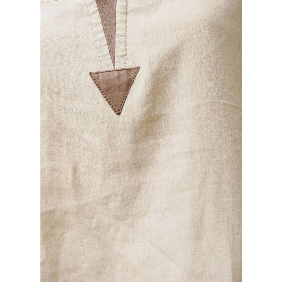 Robe tunique beige