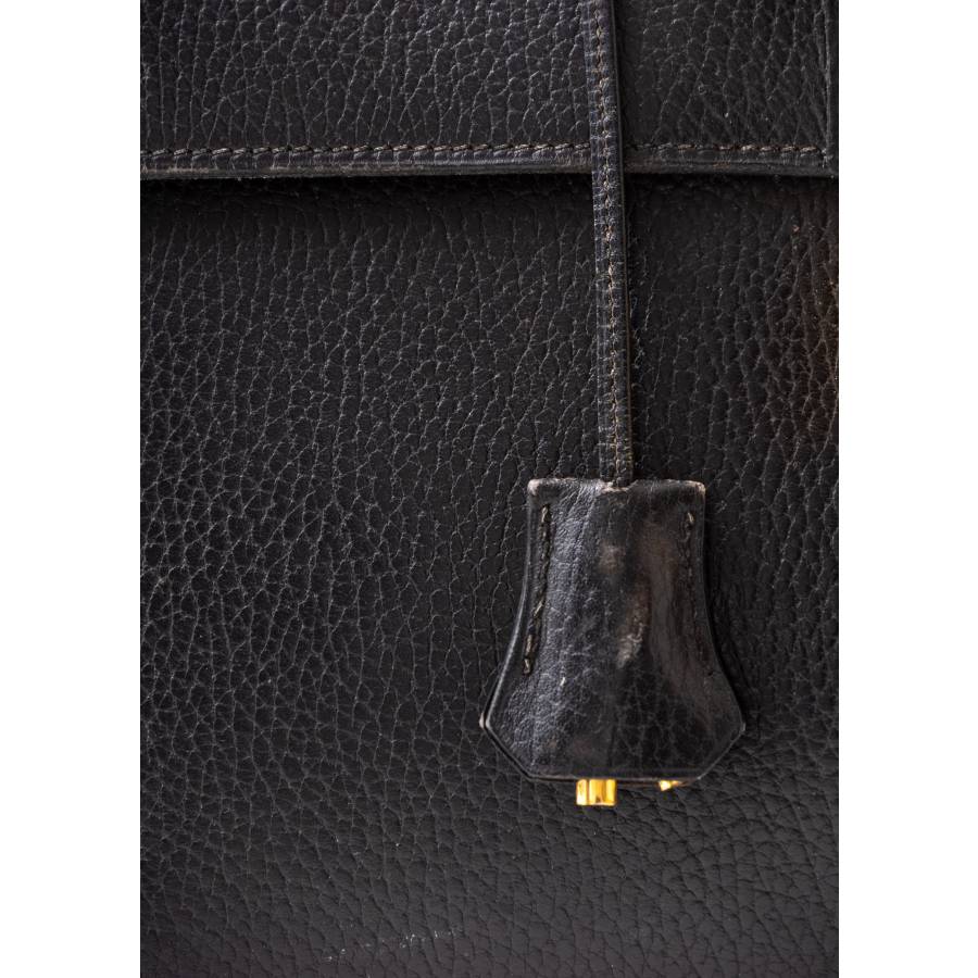 Porte-documents Sac à dépêches en cuir noir