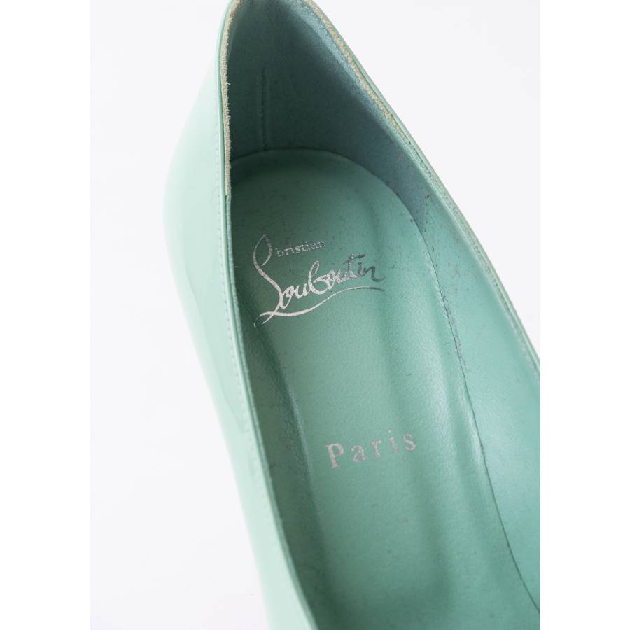 Kate pumps in mint green patent leather
