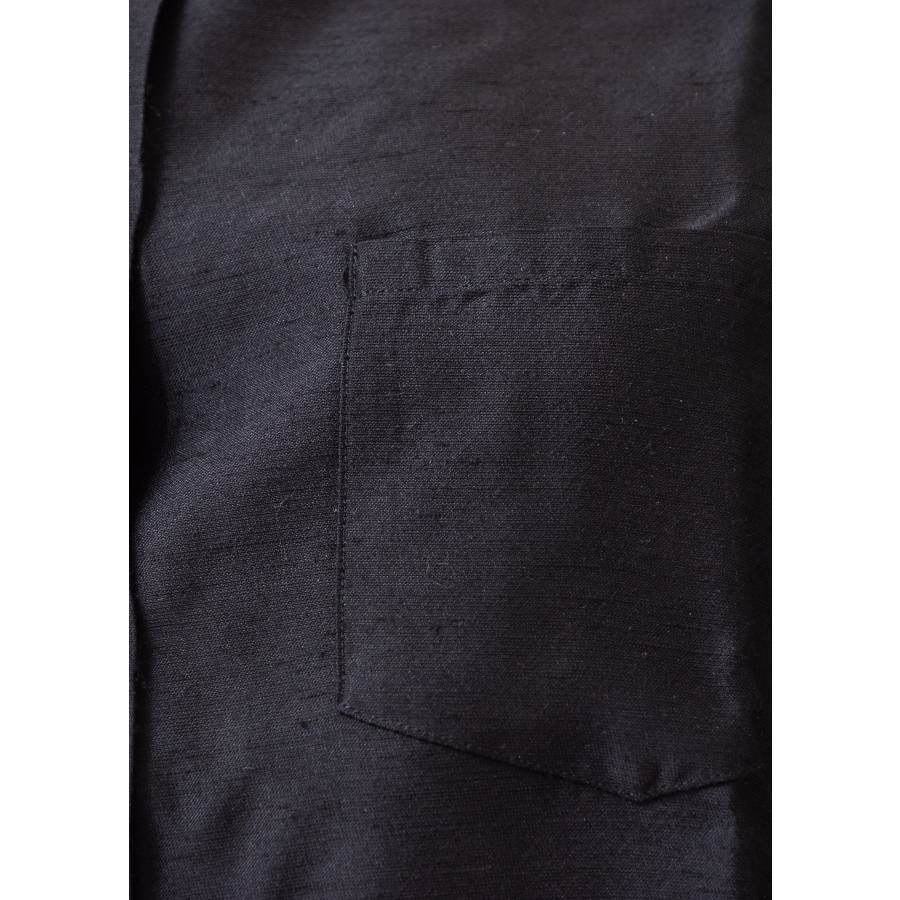 Chemise noire en lin