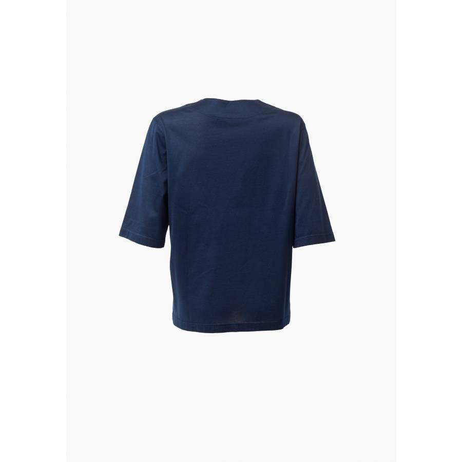 Marineblaues T-Shirt