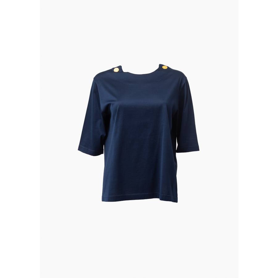 Marineblaues T-Shirt
