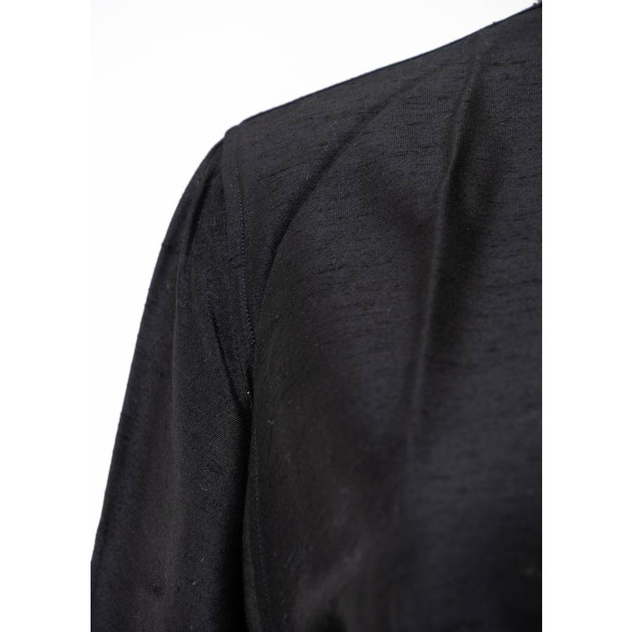 Chemise noire en lin