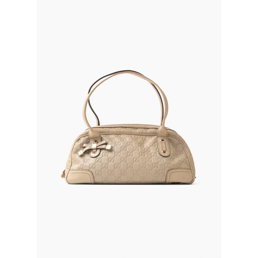 Princy Boston Tasche aus GG-Leder in Beige