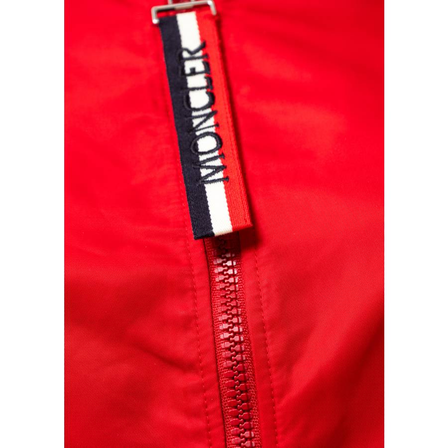Short red bomber