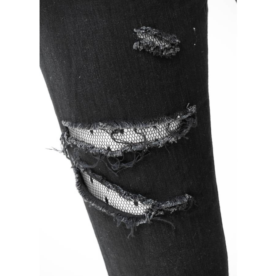 Jeans Zerrissene Wirkung