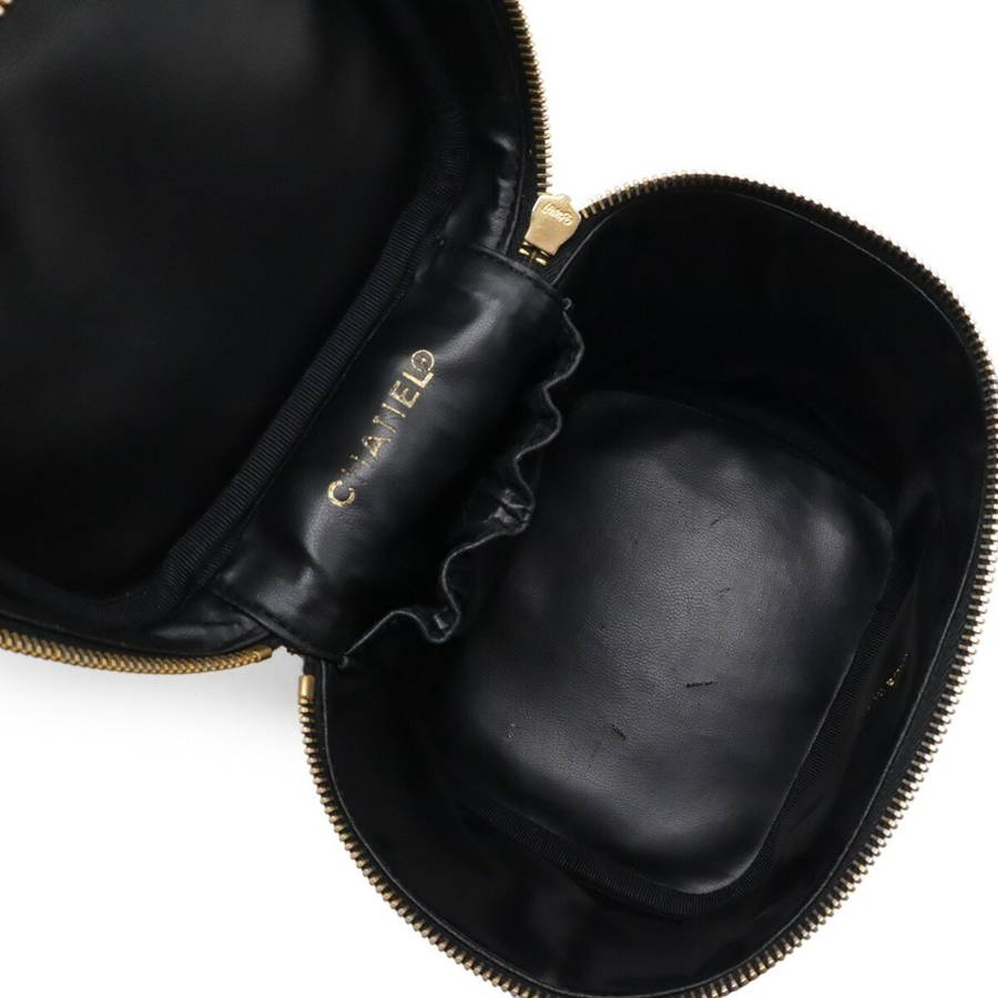 Vanity CC en cuir noir