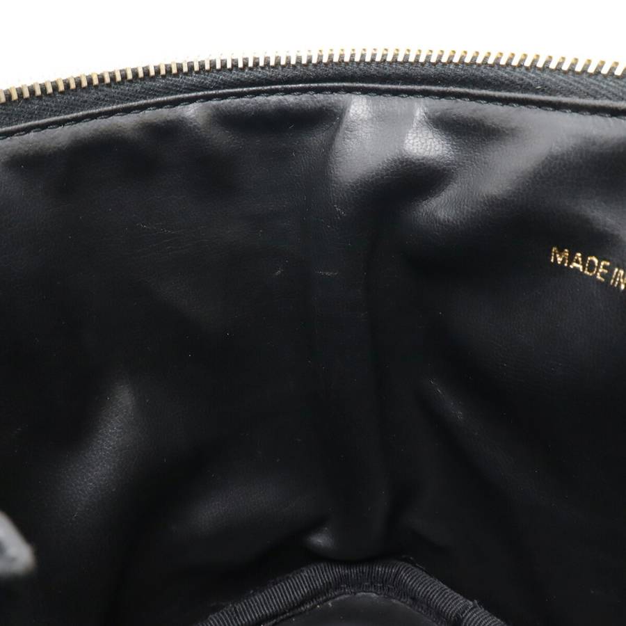 Vanity CC en cuir noir