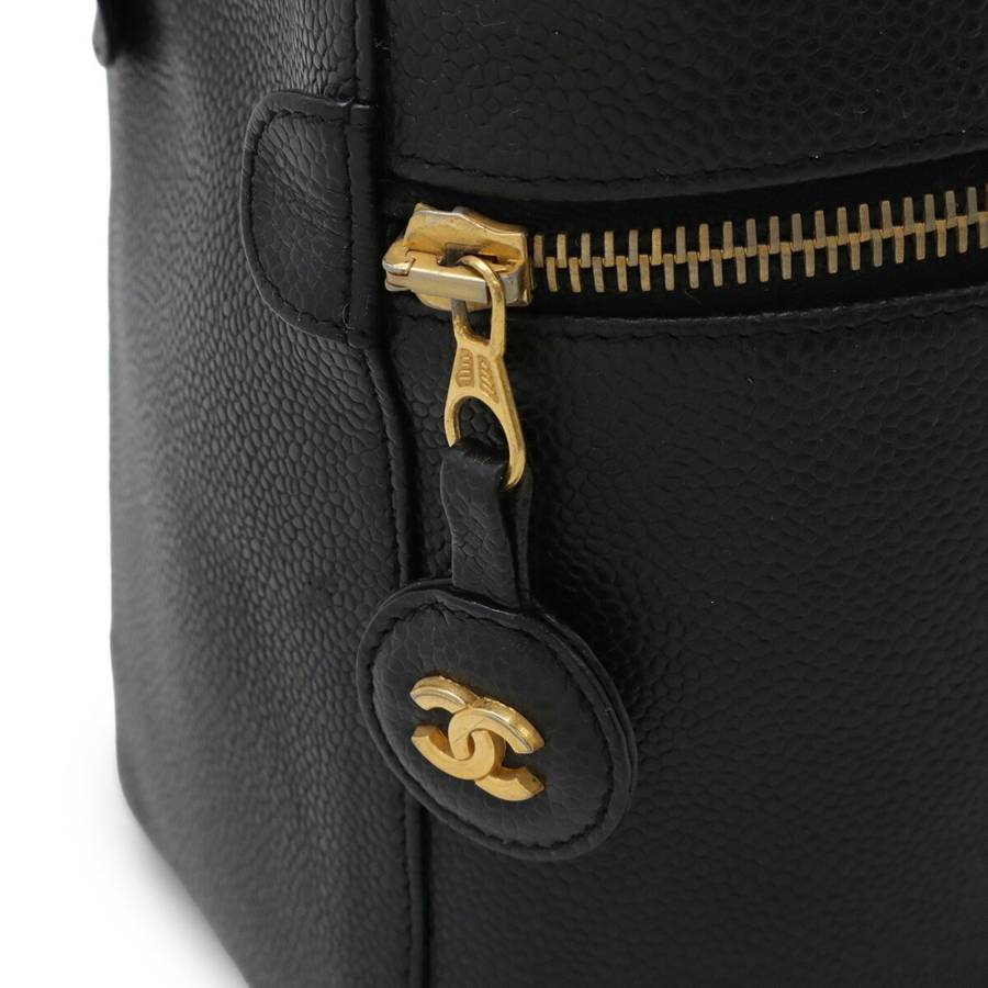 Vanity CC en cuir noir