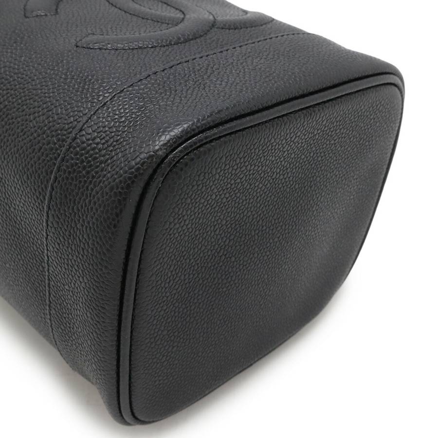 Sac Alma PM noir en cuir épi