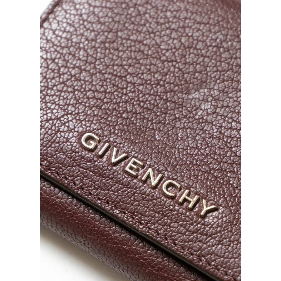 Porte-cartes bordeaux