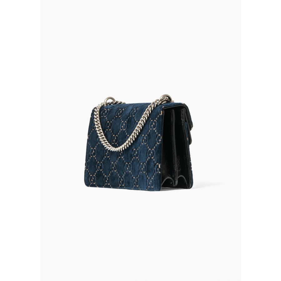 Dionysus bag in navy blue velvet