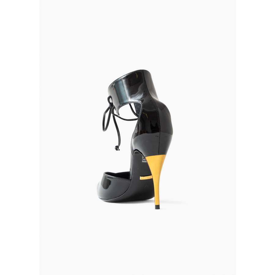Escarpins en cuir vernis noir