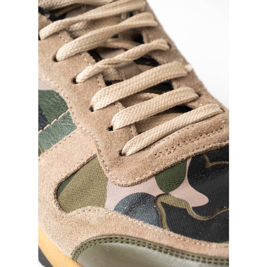 Sneakers style militaire
