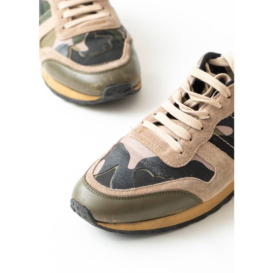 Sneakers style militaire