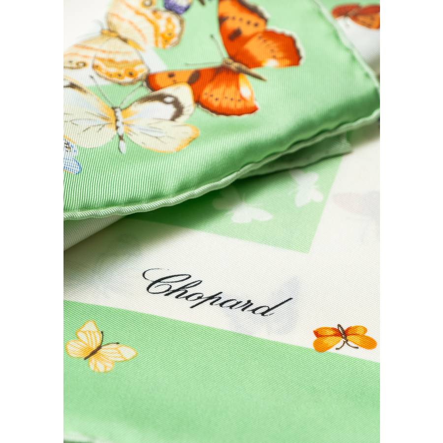 Silk “Papillon” square