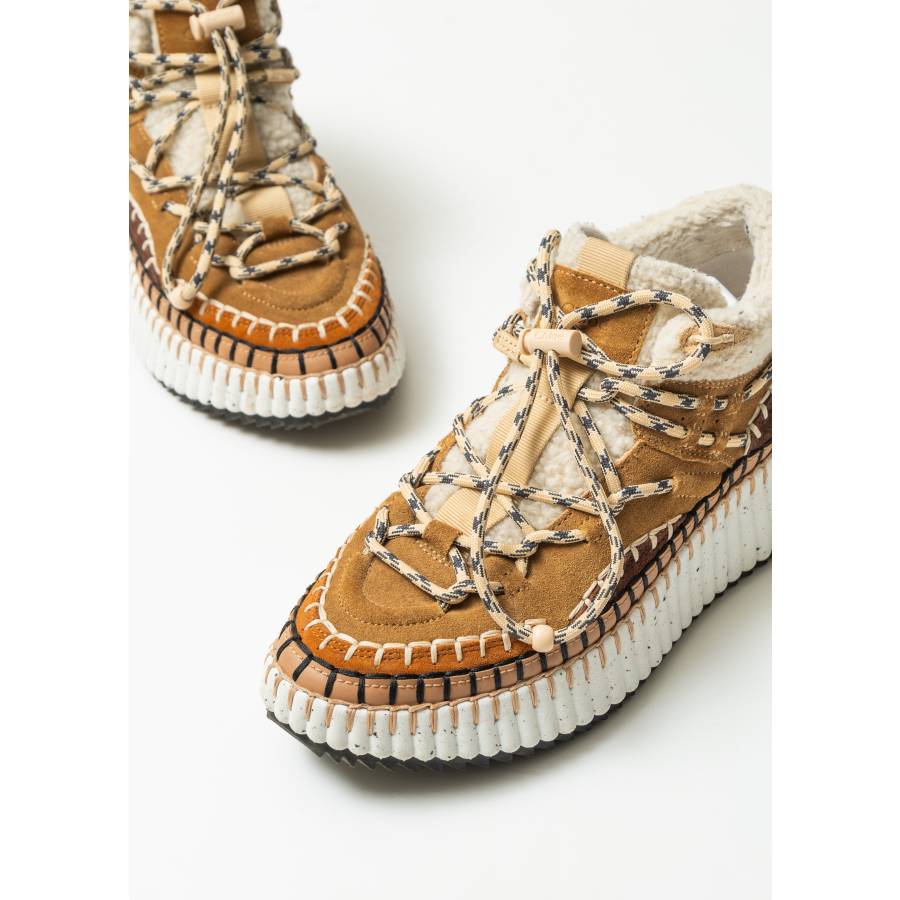 Baskets Nama fourrées en cuir