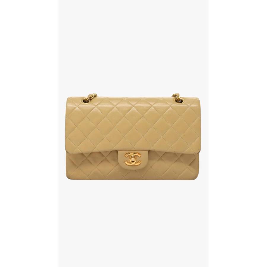 Klassische Vintage Tasche mit doppeltem Überschlag