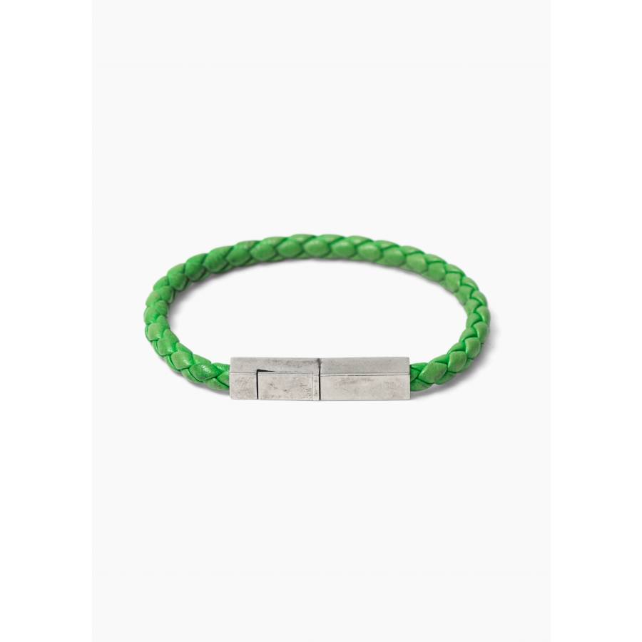 Bracelet en cuir tressé
