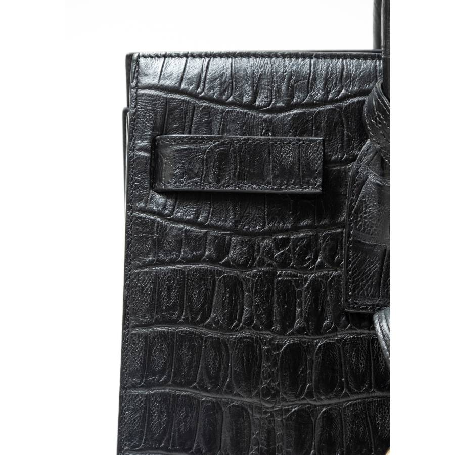 Sac de Jour Baby en cuir embossé crocodile