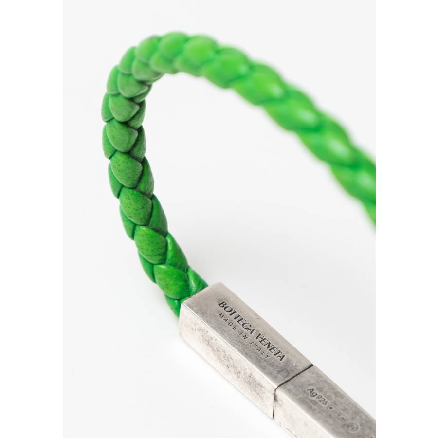 Bracelet en cuir tressé