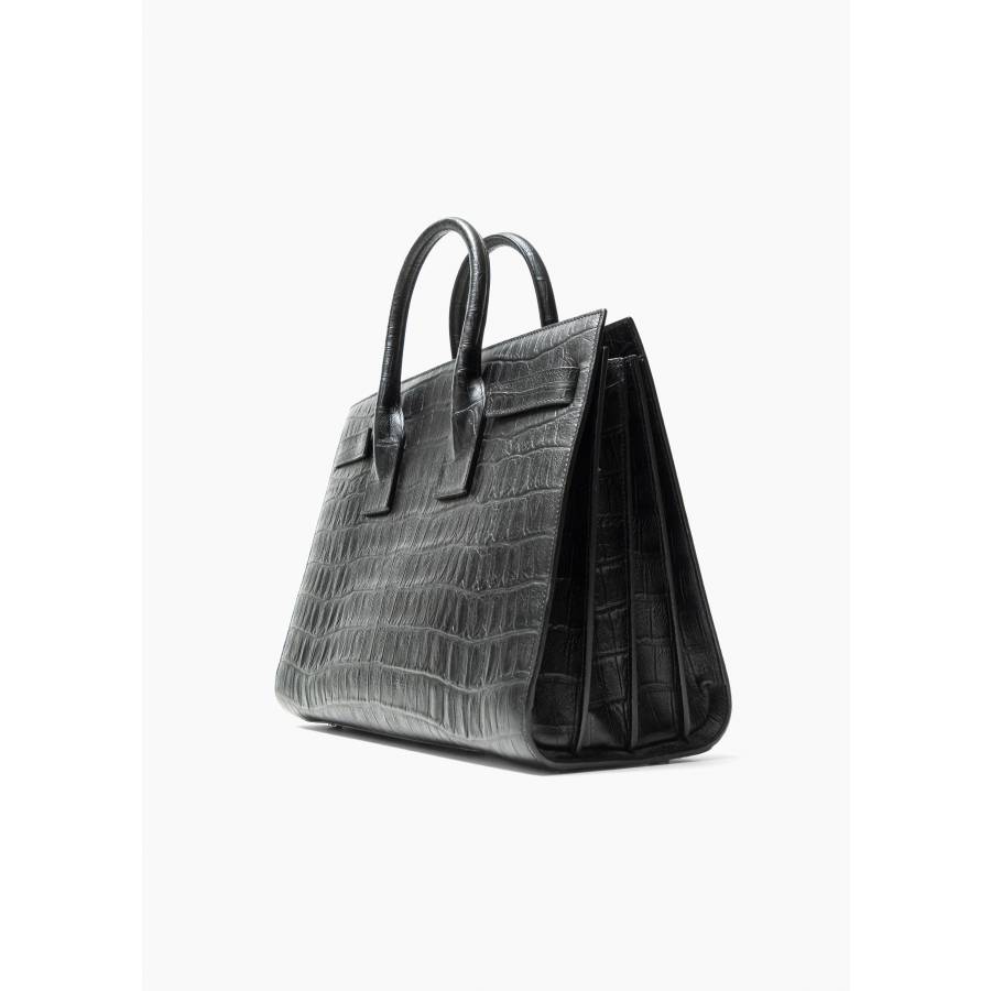 Sac de Jour Baby en cuir embossé crocodile