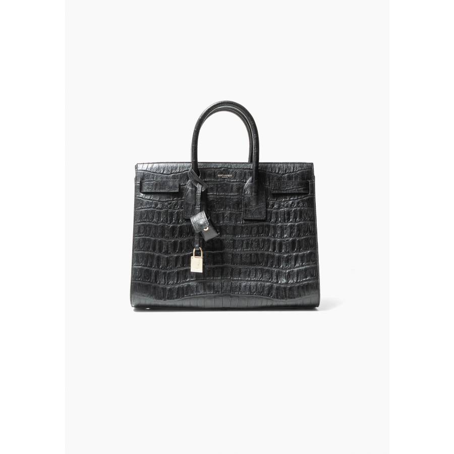 Sac de Jour Baby en cuir embossé crocodile