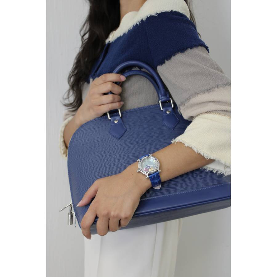 Montre Happy Sport avec cadran bleu