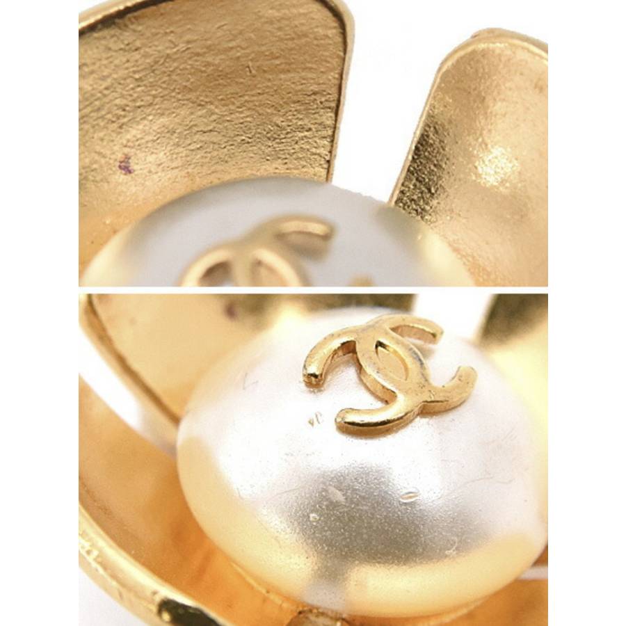 Boucles d'oreilles vintage avec perle