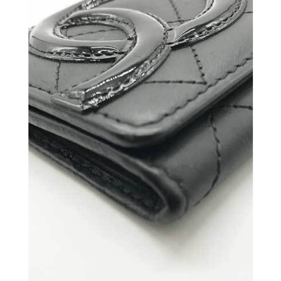 Geldbörse Cambon aus schwarzem Leder