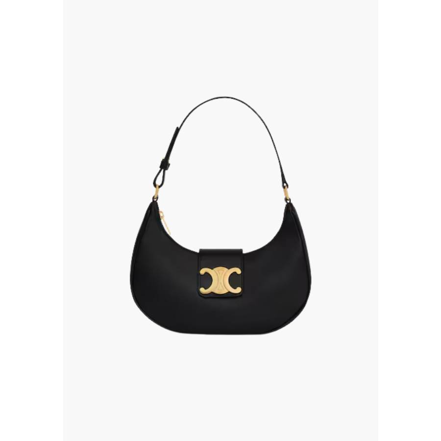 Sac Ava Triomphe en cuir noir