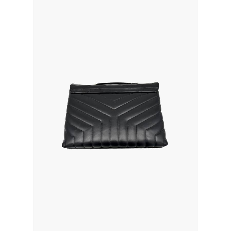 Sac Loulou en cuir noir medium