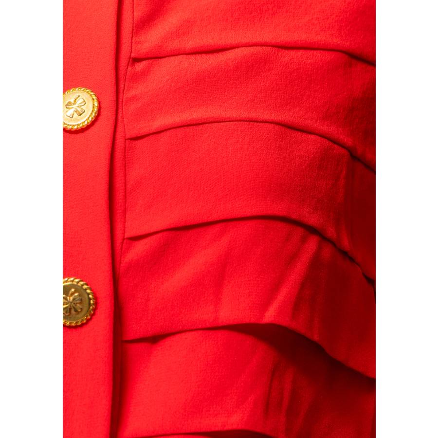 Robe mi-longue en soie