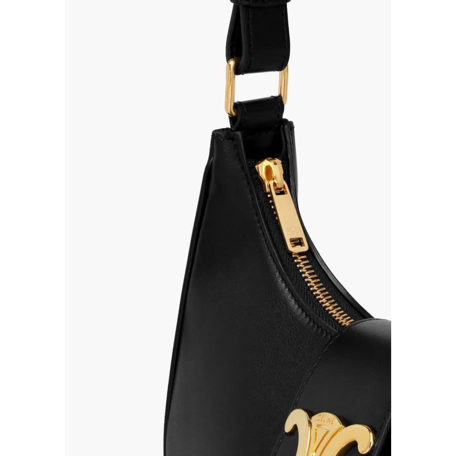 Sac Ava Triomphe en cuir noir