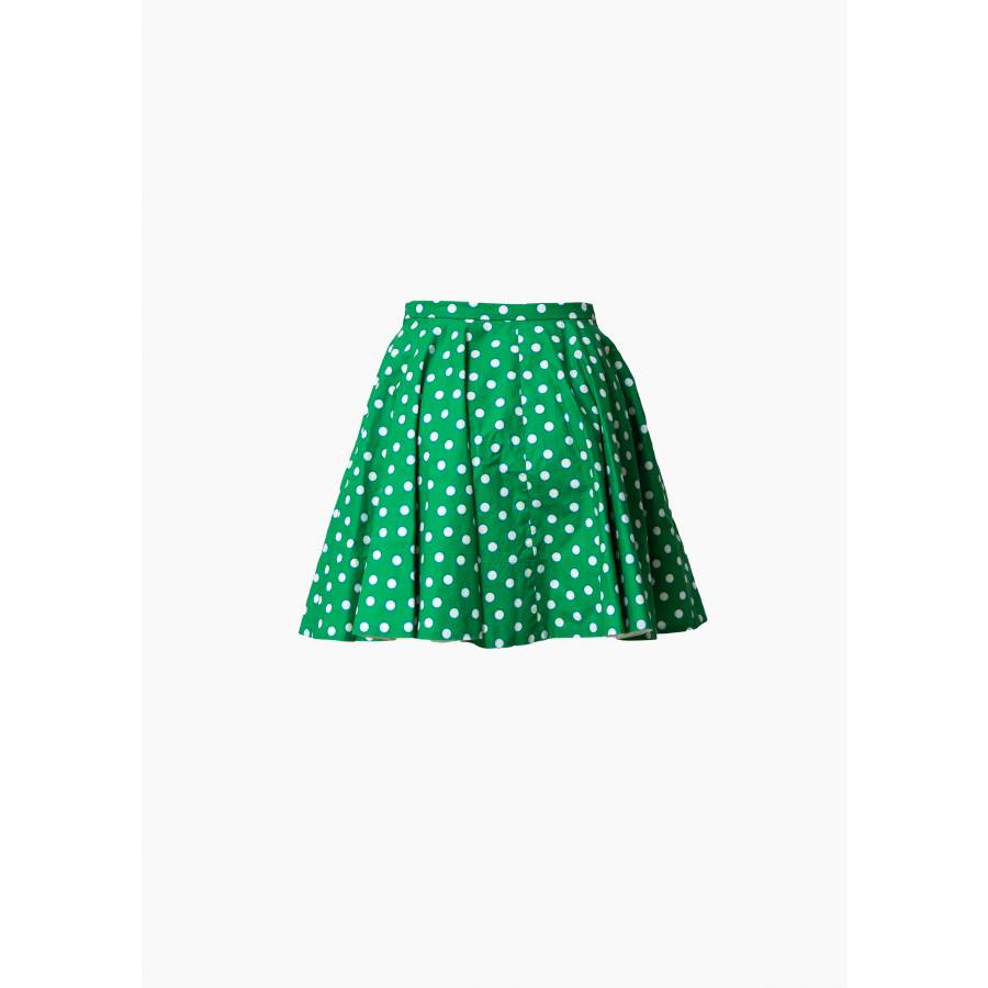 Jupe à petits pois