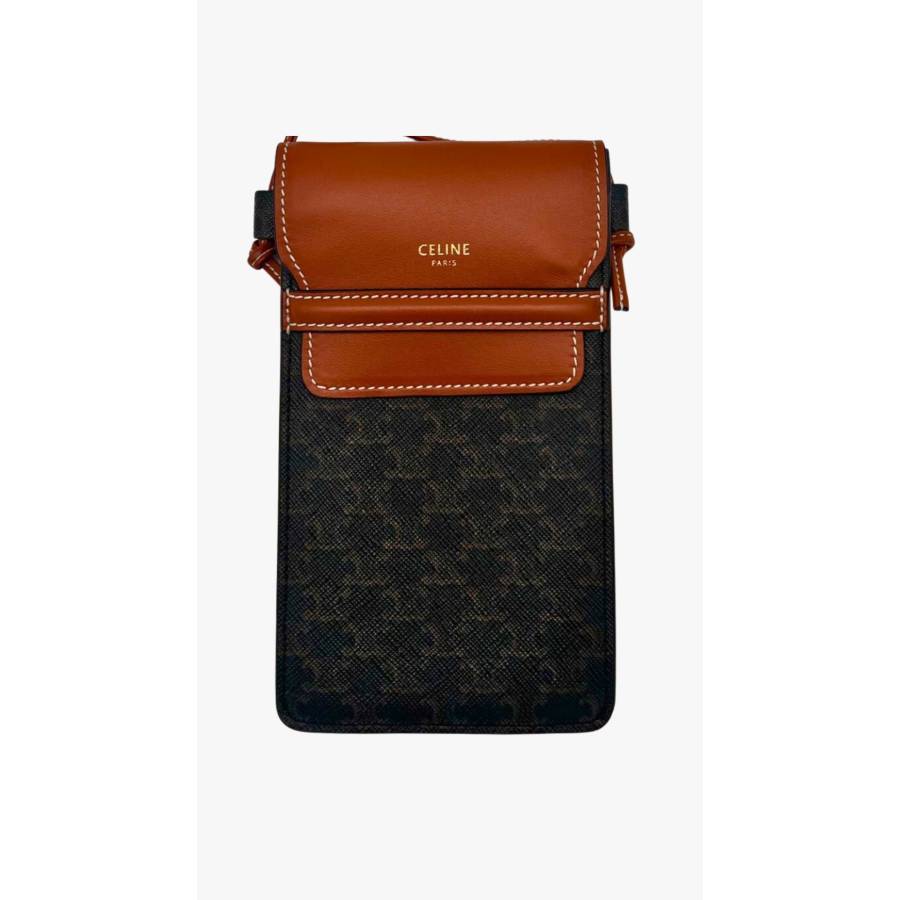 Triomphe phone case with flap