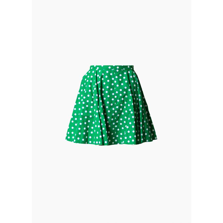 Jupe à petits pois
