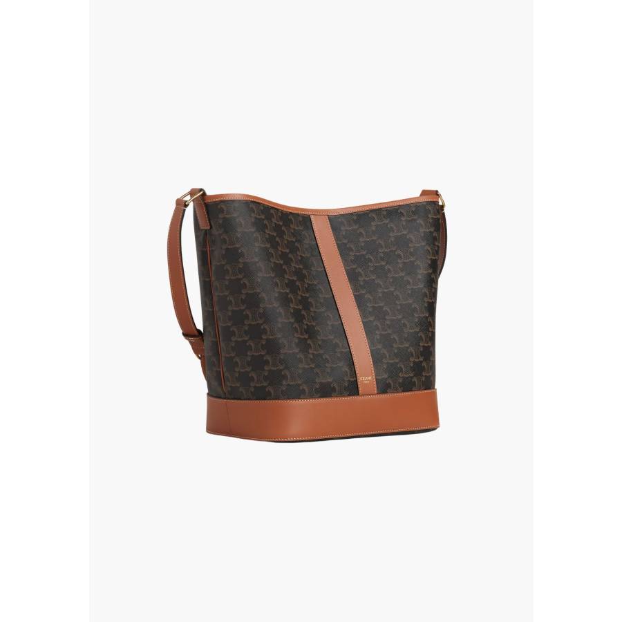 Medium bucket bag Triomphe model