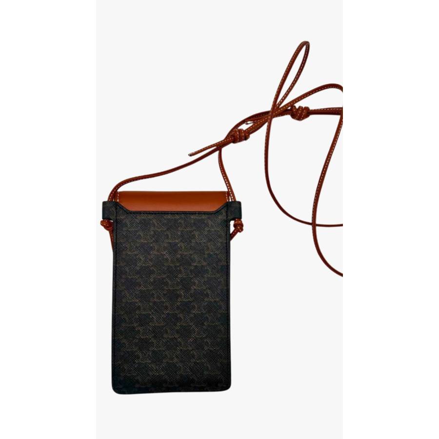 Triomphe phone case with flap