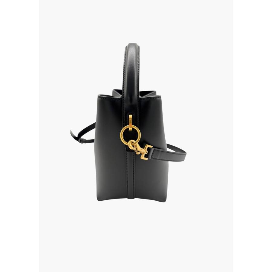 Sac Le 37 small en cuir noir
