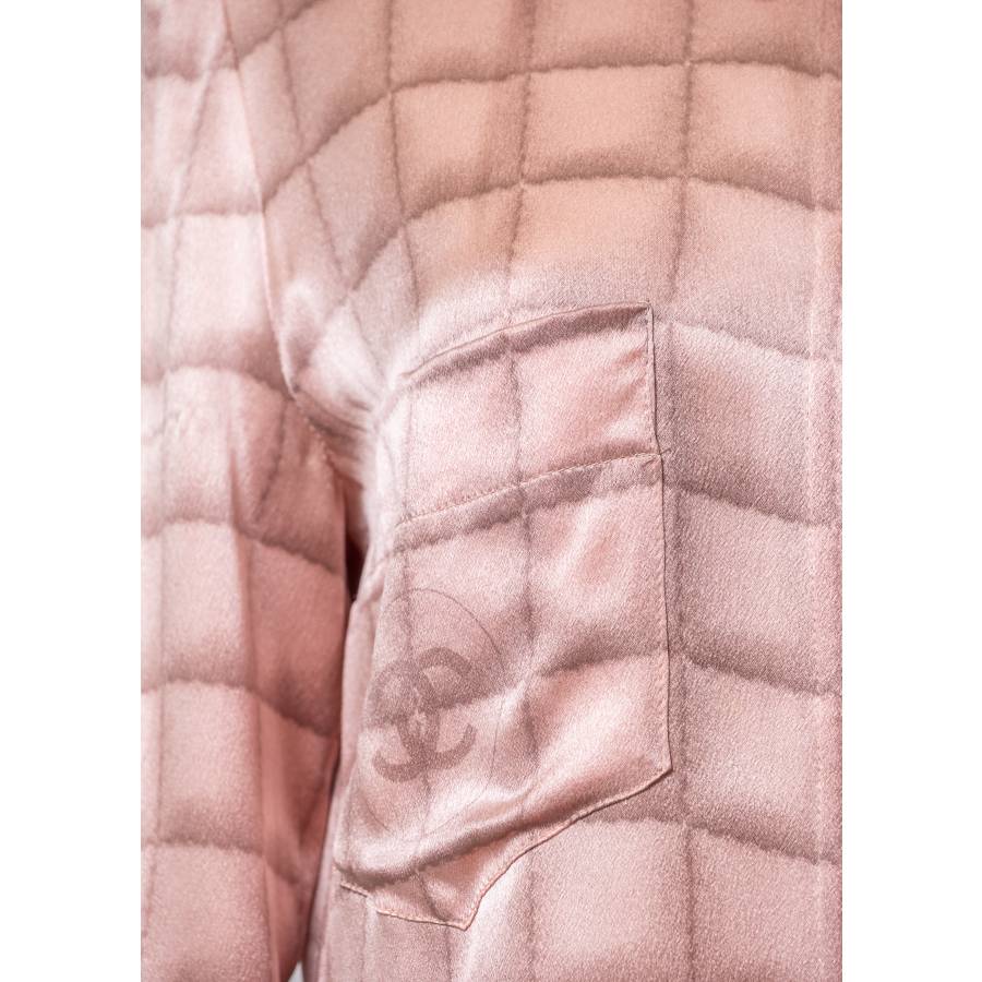 Robe-chemise à carreaux