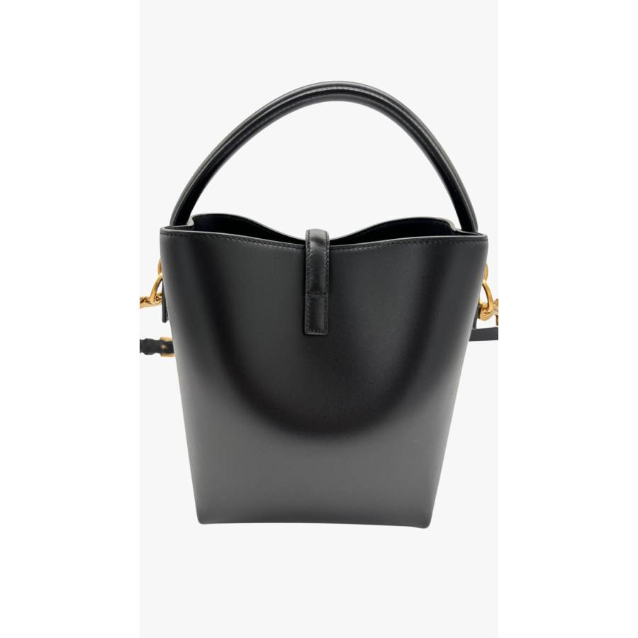 Sac Le 37 small en cuir noir