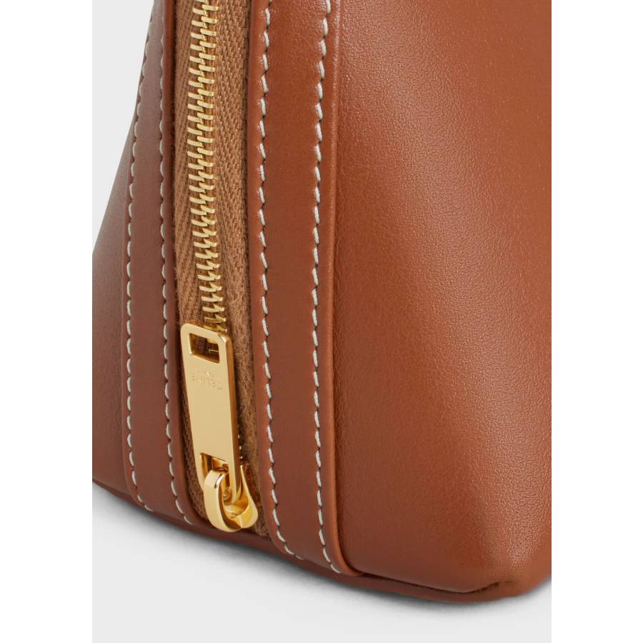 Pochette Triomphe à chaine veau lisse