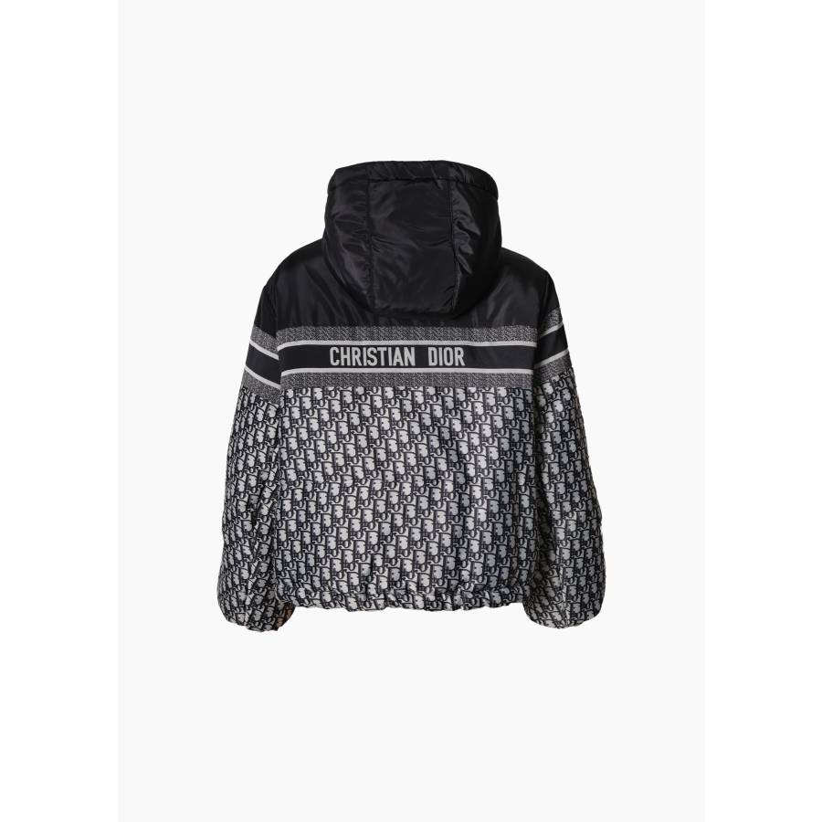 Doudoune courte réversible