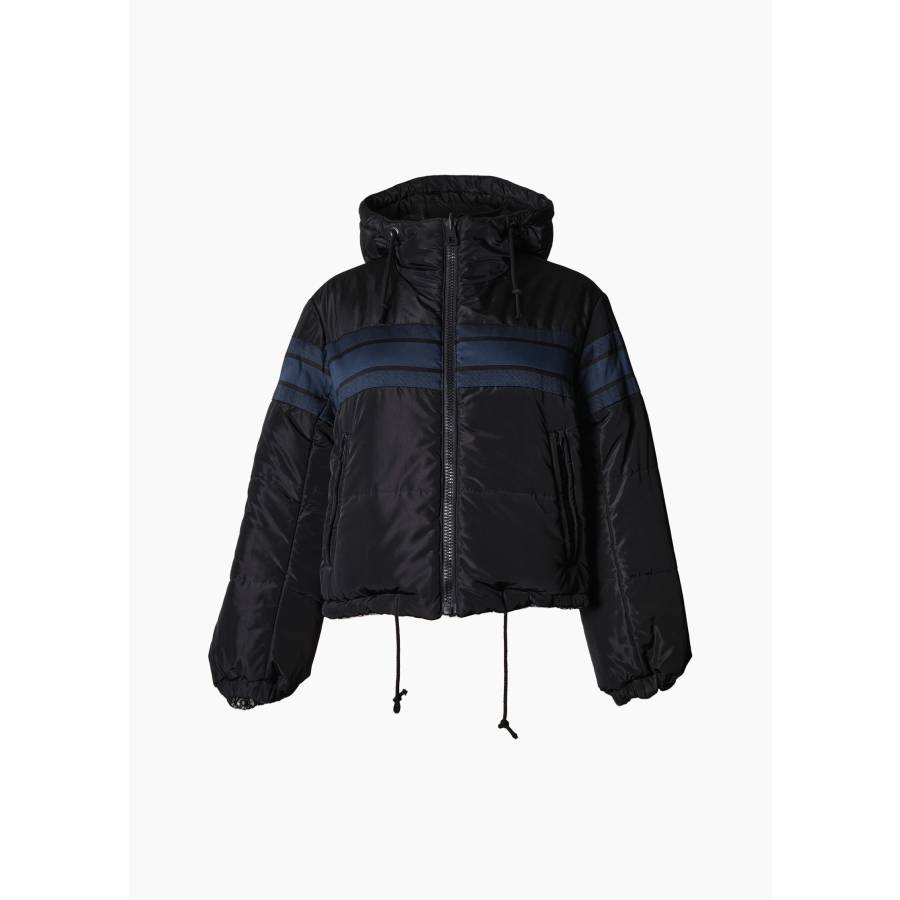 Doudoune courte réversible