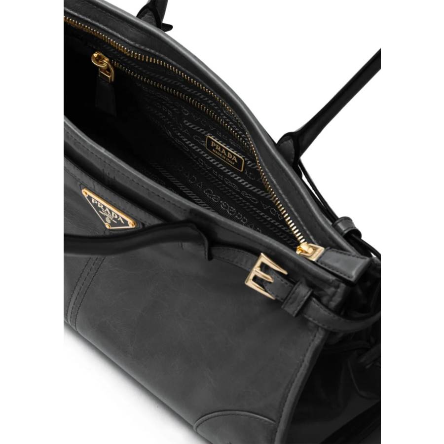 Sac à main Bonnie en cuir noir