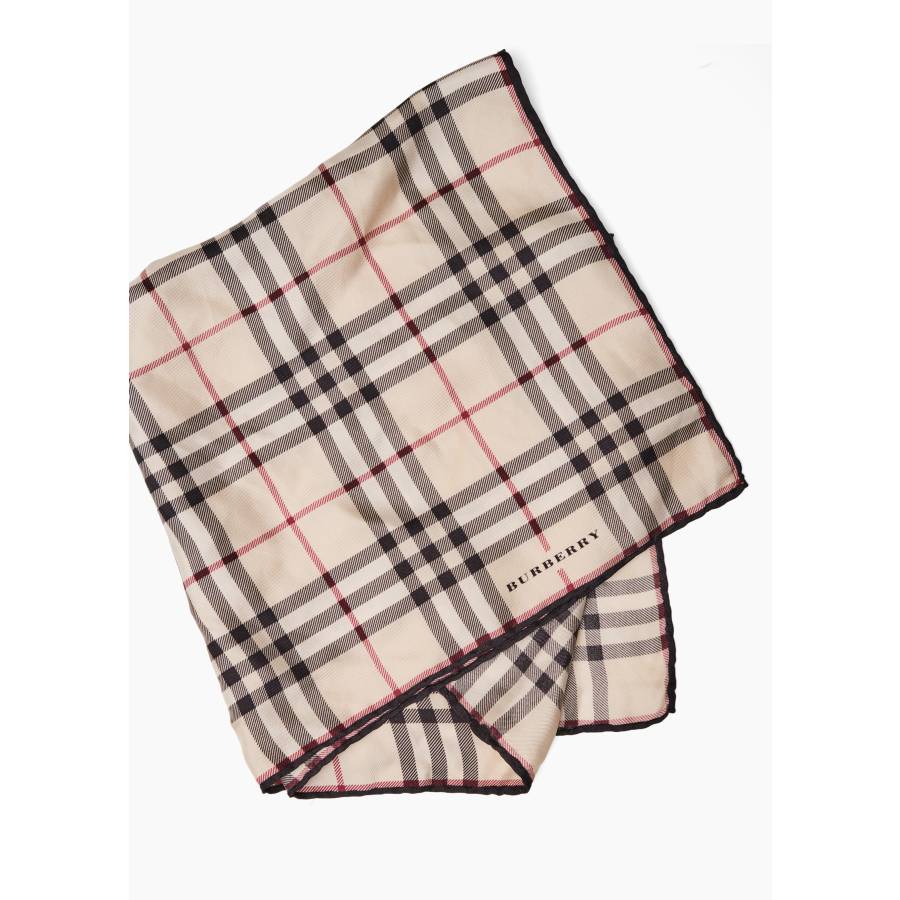 Foulard en soie beige