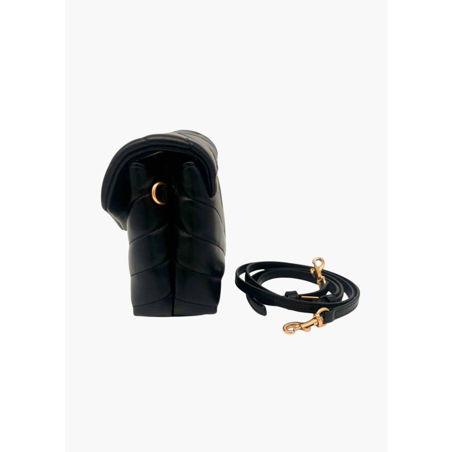 Sac Loulou Toy en cuir noir
